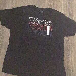 Vote Red White and Blue TShirt Men’s 2XL NWT